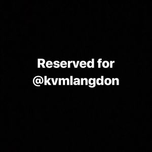 Reserved for @kvmlangdon